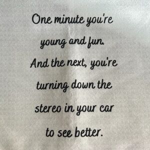 Funny Double Sided White Kitchen Towel